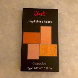 Sleek makeup copperplate highlighter palette